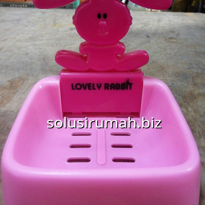 TEMPAT SABUN KELINCI MASPION TEMPEL PVC PLASTIK plastic RABBIT SOAP BATANG AN