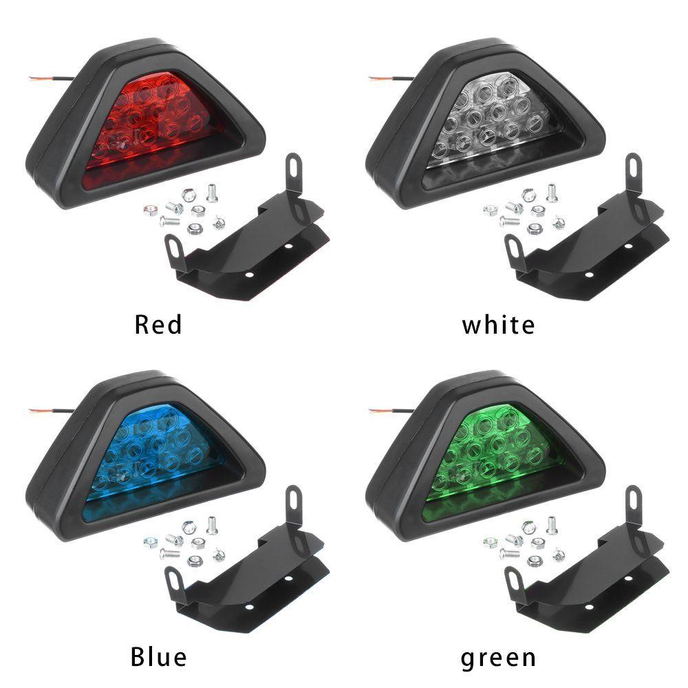 Lanfy Lampu Pilot Rem Mobil 1PC F1 Gaya Ketiga Ekor Lampu Berhenti Sinyal Lampu Peringatan Bemper Mundur Bibir Pilot Lamp Stop Safety Lamps