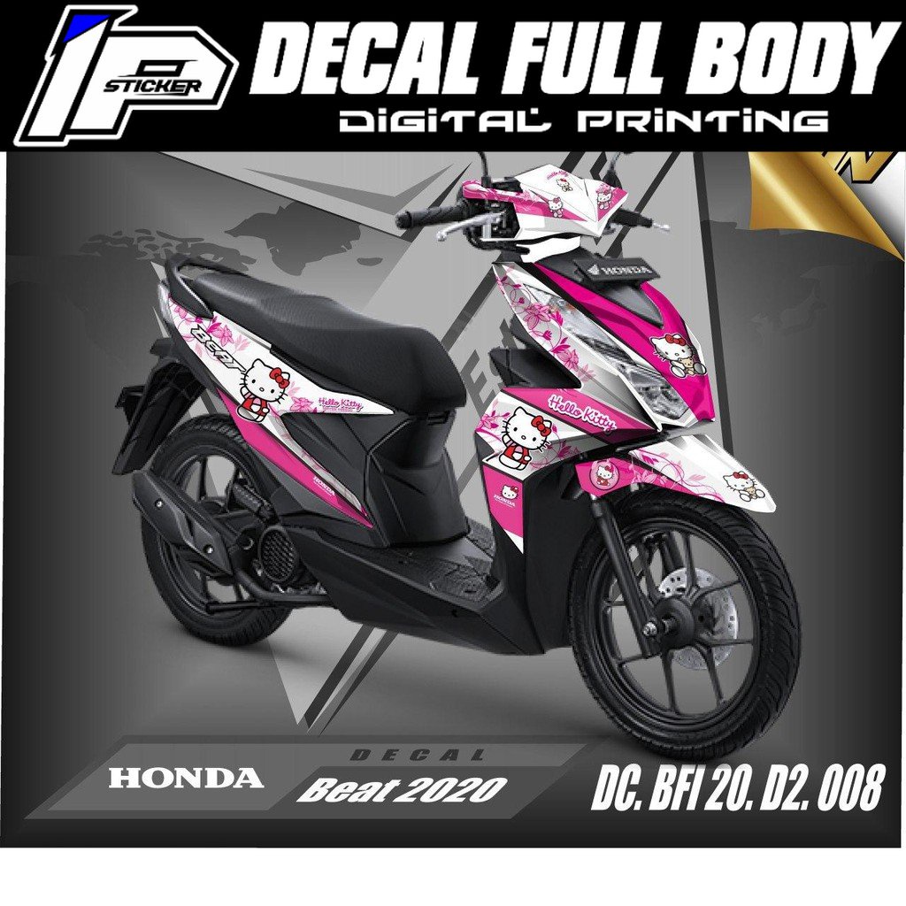 Decal Stiker Motor BEAT ISS, Deluxe, Street Full Body - Dekal Beat 2020 - 2021 Desain 008