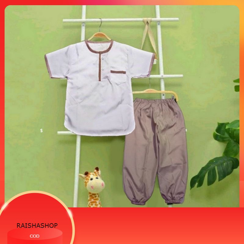 Baju koko anak laki laki terbaru 2022 setelan muslim anak laki laki koko joger anak