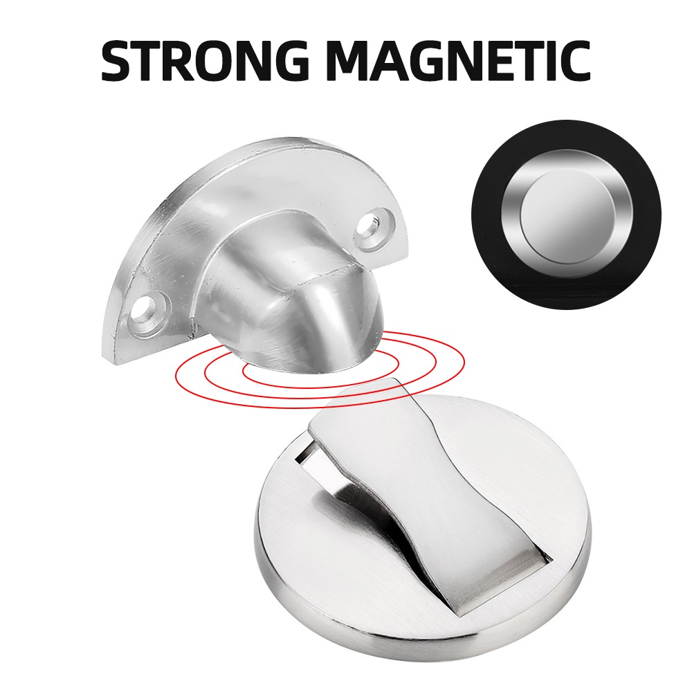 Penahan Pintu Magnet/Magnetic Door Stopper/Anti-Collision Magnetic Door Stopper/Ganjal Pintu Magnet