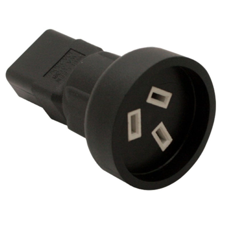 Adaptor Konektor Power zzz Male to Female IEC320 C14 IEC320-C20 Ke SAA Australia