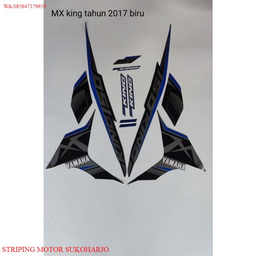 (ORI) STRIPING ORI YAMAHA JUPITER MX KING th 2017 KUALITAS ORIGINAL MURAH