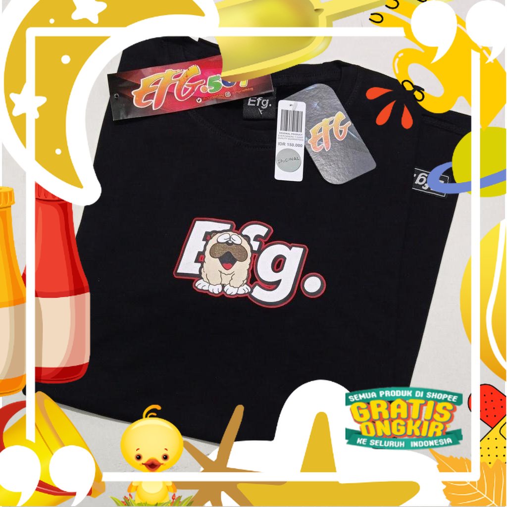 KAOS PRIA WANITA PAKAIAN REMAJA | KAOS EFG - kaos distro pria - baju kaos - atasan kaos wanita - kao