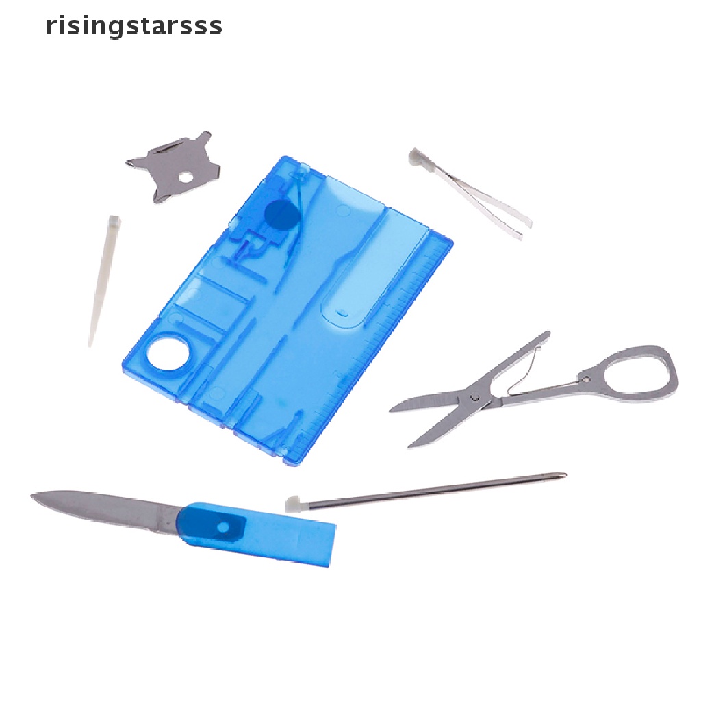 Rsid Span-new 1set Mini Outdoor Tools Handy al Survival Kartu Alat Camping Jelly