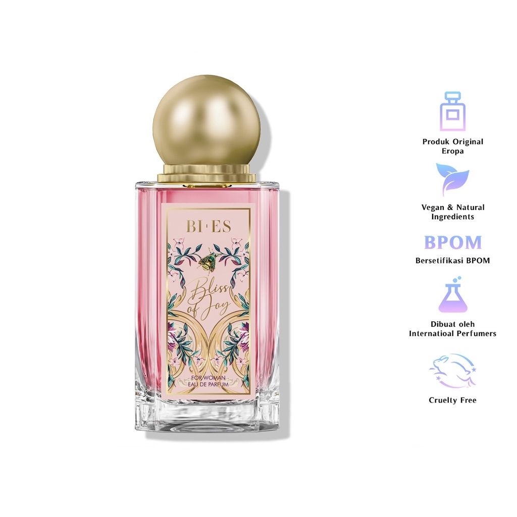 BIES Bliss Of Joy Eau De Parfum (EDP) 100 ml Parfum Wanita Tahan Lama