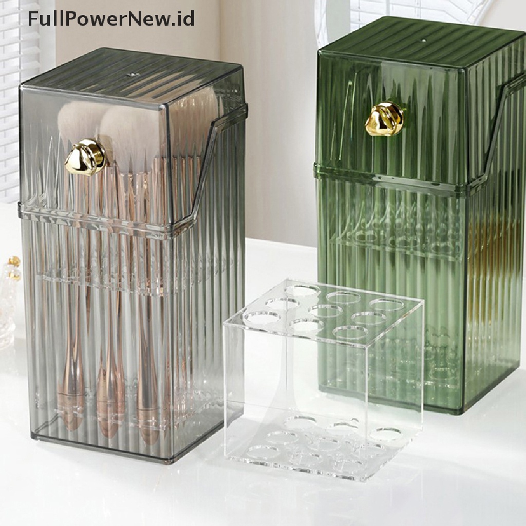 Power 1Pc Tempat Brush Makeup Plastik Organizer Makeup Bibir Tempat Pensil Alis ID