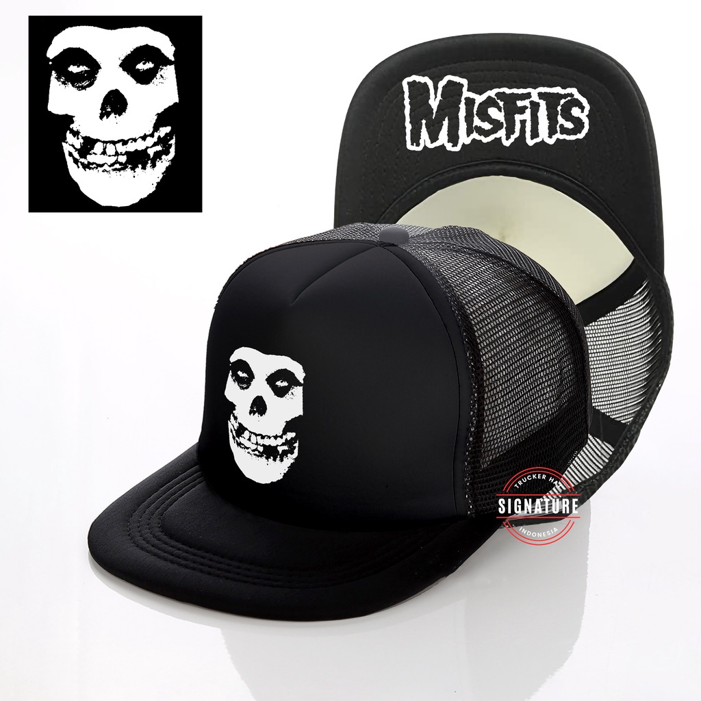 Misfits | Topi Trucker | Snapback | Topi cowo | Topi Jaring | Topi Custom | Signature
