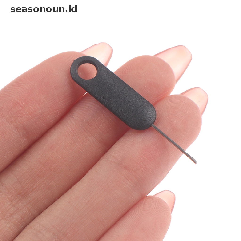 Seasonoun 10pcs Universal Sim Card Tray Pin Ejecg Pembuka Pelepas Ejector  .