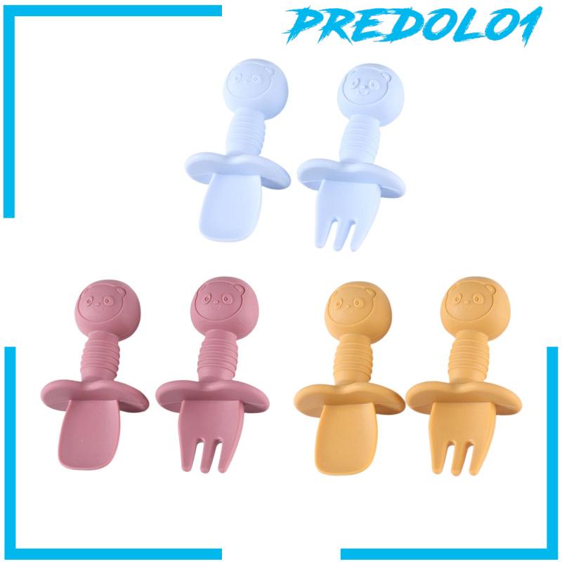 [Predolo1] Utensils Reusable Kids Silverware Set Untuk Rumah Perjalanan Luar Ruangan