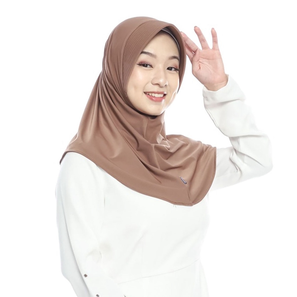 Kerudung Bergo Hamidah Menutup Dada | Hijab Instan Jersey - Bandung Official