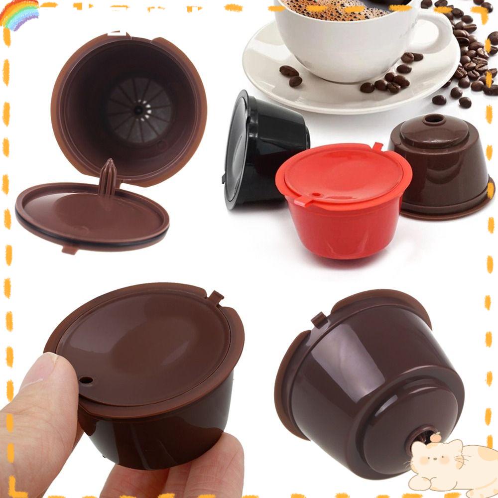 Solighter 3Pcs Refillable Hot Sale Coffee Accessories Nespresso Coffee Dengan Kuas Sendok Kapsul Kopi