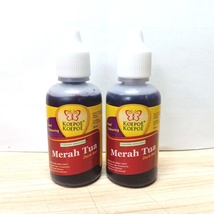 

Koepoe Koepoe Pewarna Merah Tua 30ml