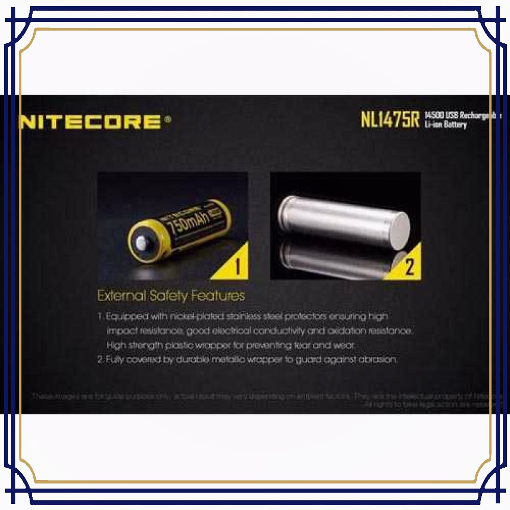 14500 Micro USB Rechargeable Li-ion Battery 750mAh - BT579