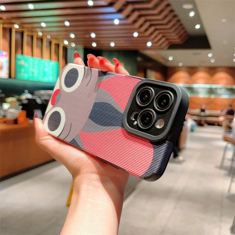 Casing Kulit Bunny Pink Untuk iPhone 14 Pro Max 13 Pro 12 11 Pro Max14 Plus 11Pro 78 Plus X Xs Max XR Soft Back Cover