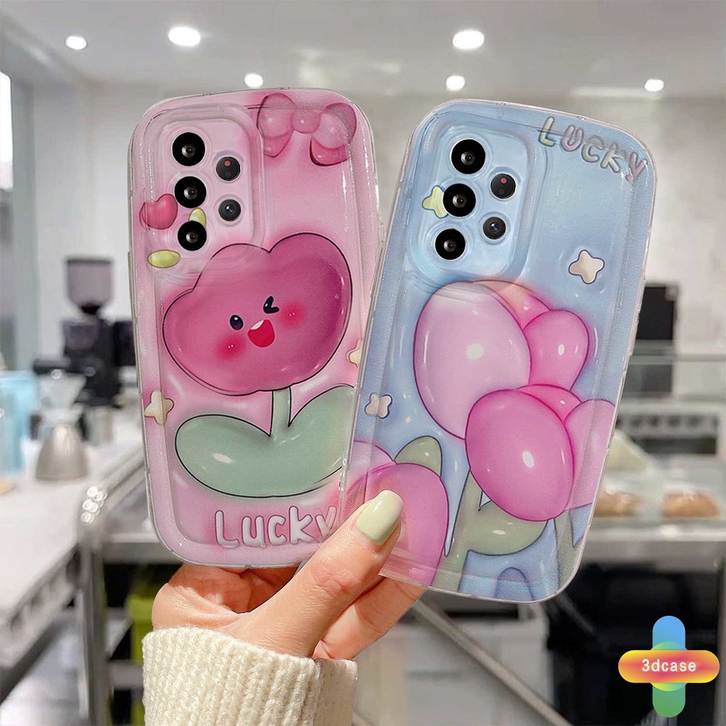 Casing Samsung A14 A13 A22 A03S A23 A32 A52 A12 A04 A04S A03 A50 A02S A20 A50S A30S A52S A30 M12 M22 M32 A125 A14 LTE A13 Lie A037F F12 M04 M10S M02S A025 A205 A305 F02S Y22S Y20I Y12S Y17 Y15 Y15S Y35 A54 A55 Ins Pink Tulips Silicone Case