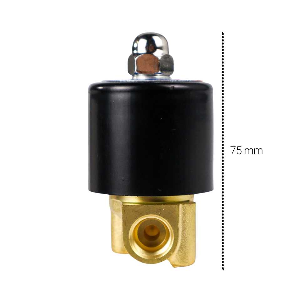 (BISA COD) FTIHSHP Geerte Electric Solenoid Water Valve 220V 2 Point 1/4 Inch - 2W-025-08