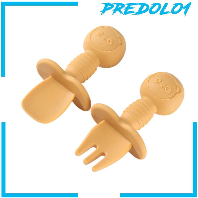[Predolo1] Utensils Reusable Kids Silverware Set Untuk Rumah Perjalanan Luar Ruangan