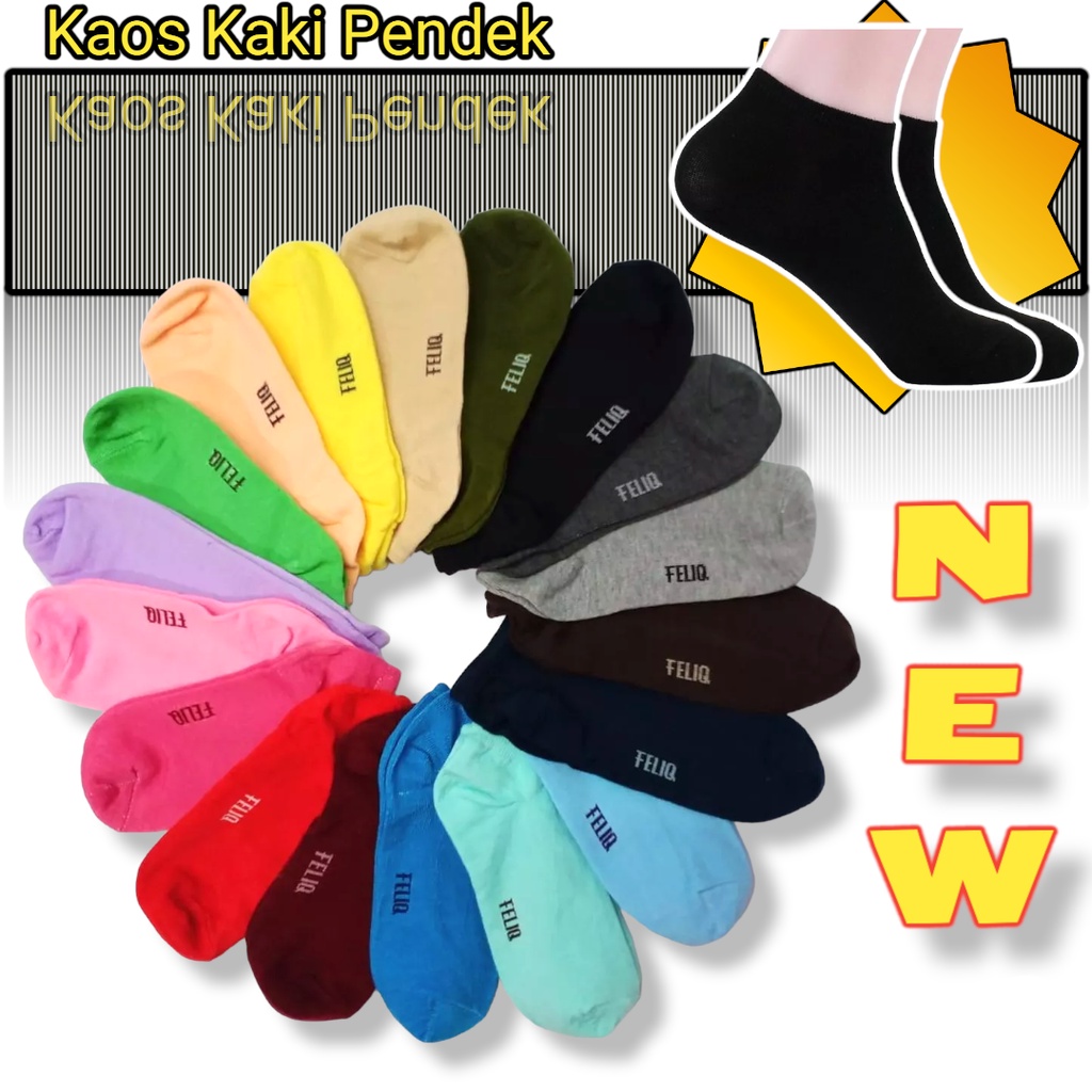 kaos kaki/kaos kaki pendek/kaos kaki semata kaki polos pria tebal