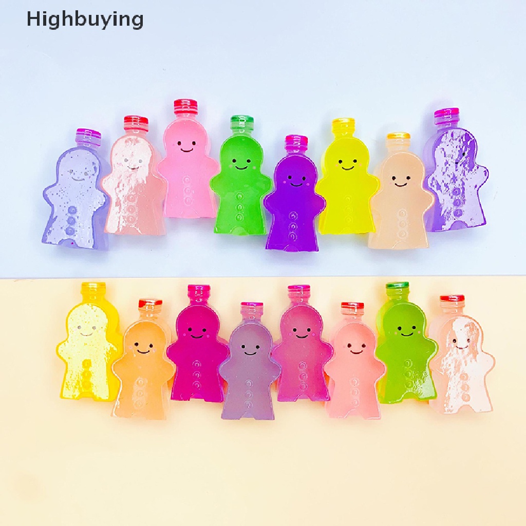 Hbid 2pcs Luminous Miniatur Gingerbread Man Angka Ornamen Lanskap Mikro Kartun Bercahaya Dalam Gelap Mainan Boneka Glory