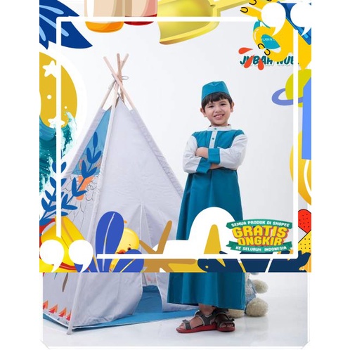 Soft New / NuBi Jubah Anak Gamis Anak Muslim Laki - Laki