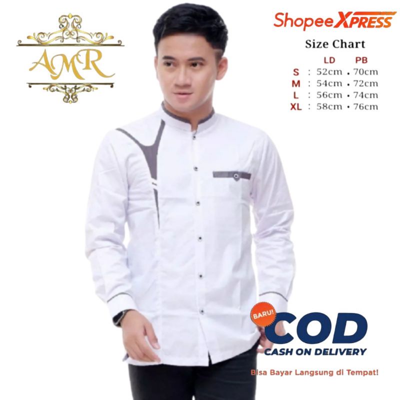 M kemeja koko pria distro koko el rumi terbaru 2020 busana muslim pria koko hilwa koko gus azmi koko