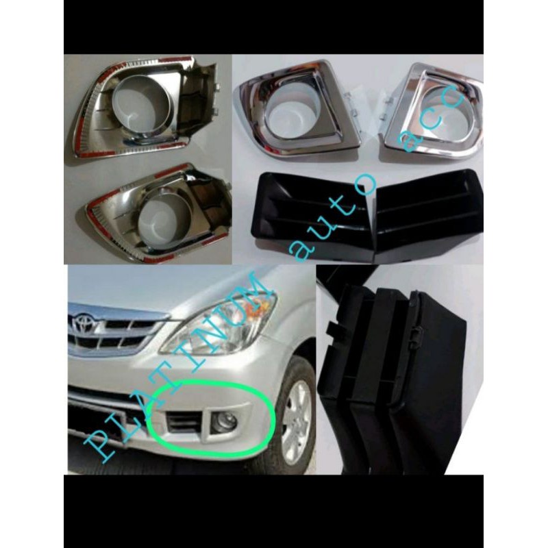 ring cover foglamp avanza Xenia new VVT-i 2006-2011 Chrome Variasi mobil