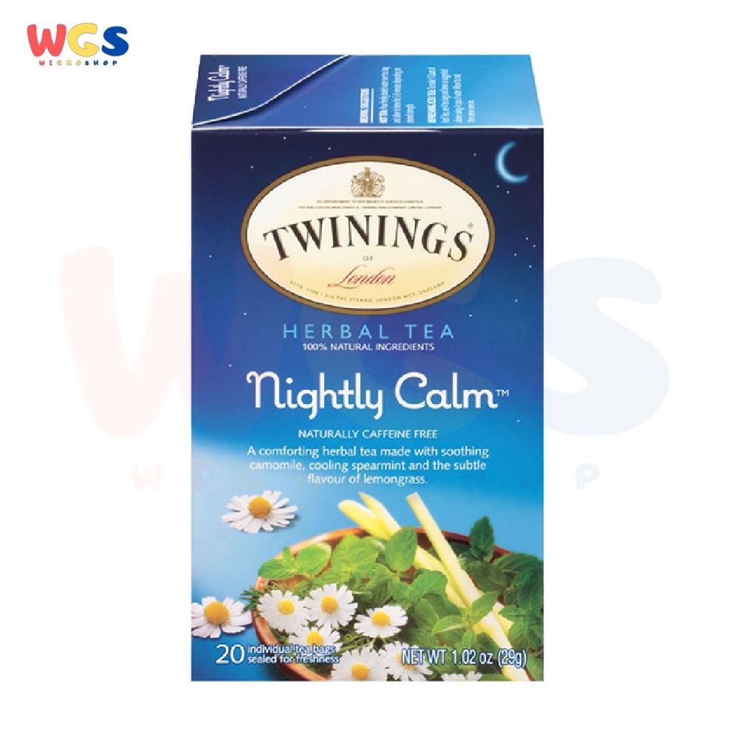 Twinings of London Nightly Calm Naturally Chamomile Tea 20p x 1.45g