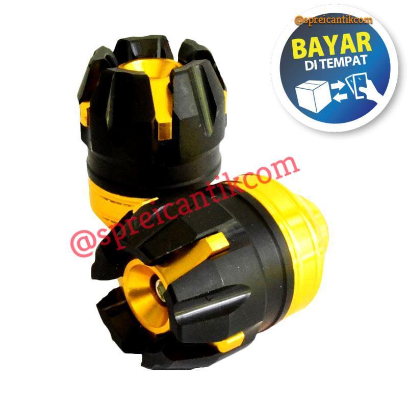 HYS Jalu As Roda Depan CNC Model Bulat - GOLD