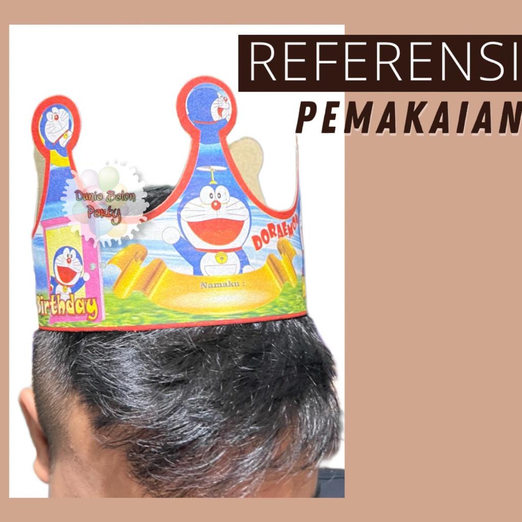 Topi Ulang Tahun Lingkar Mahkota / Topi Crown Aneka Karakter