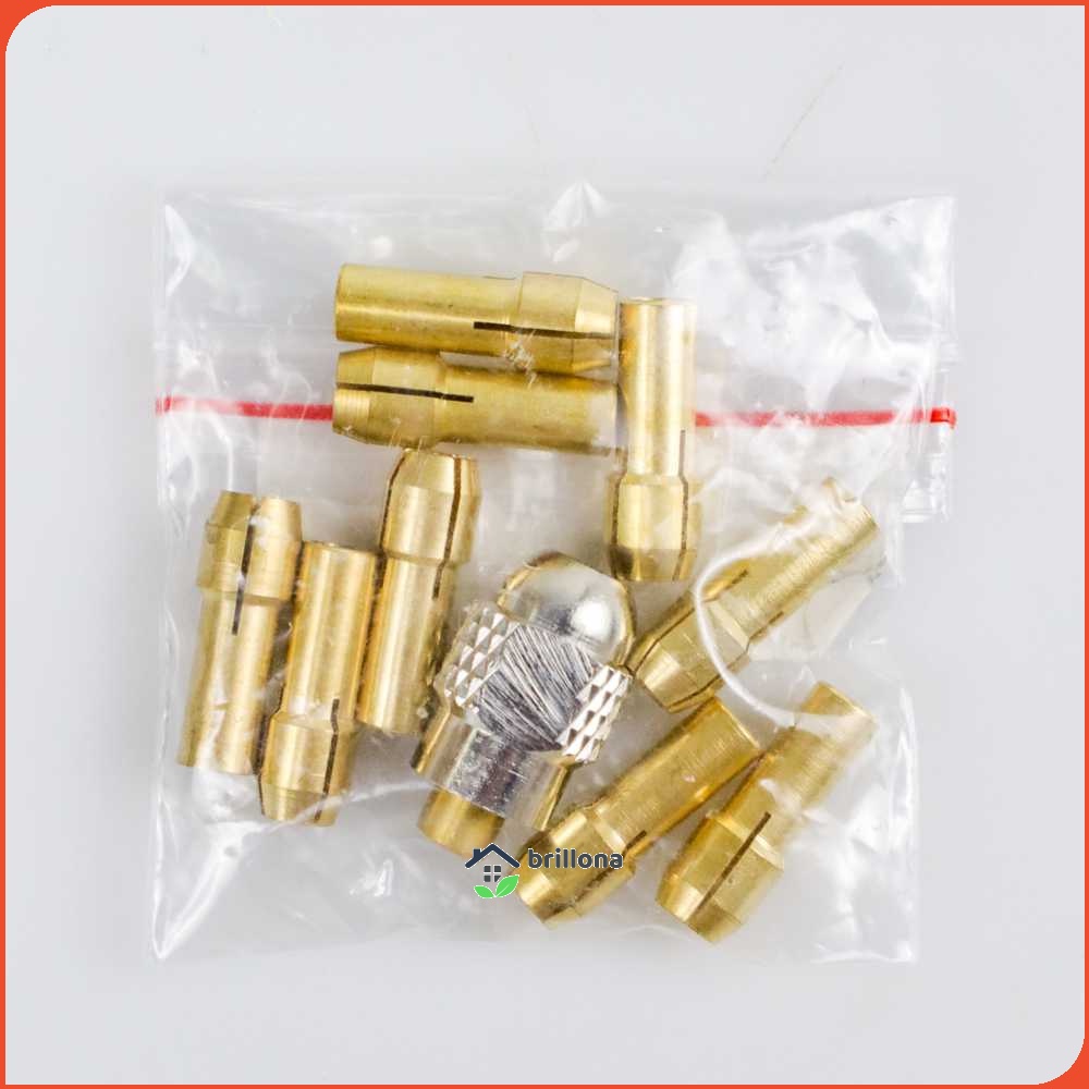 Taffware Chuck Mata Bor Drill Brass Collet 11 PCS - DMPJ-31