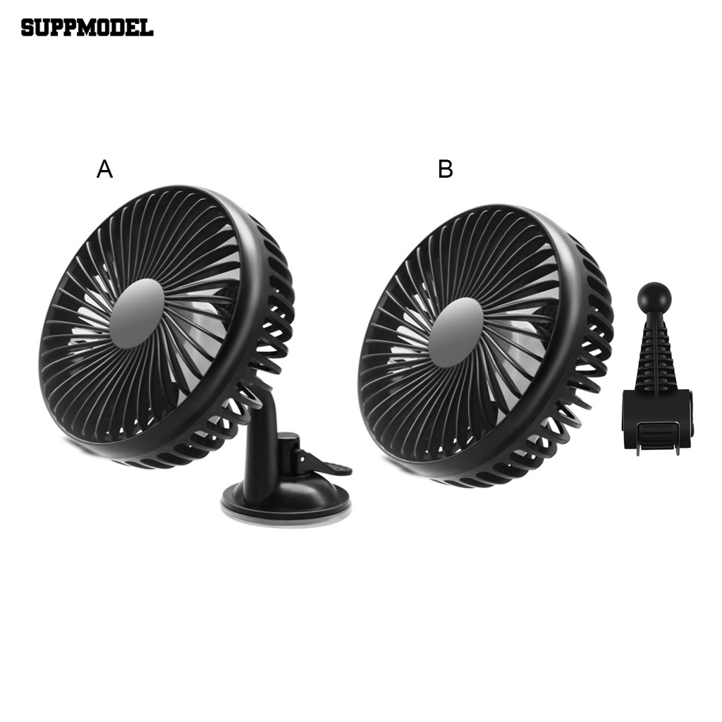 Suppmodel Kipas Angin Mobil Hemat Energi Perlengkapan Kendaraan Dashboard USB Air Cooling Fan 3baling