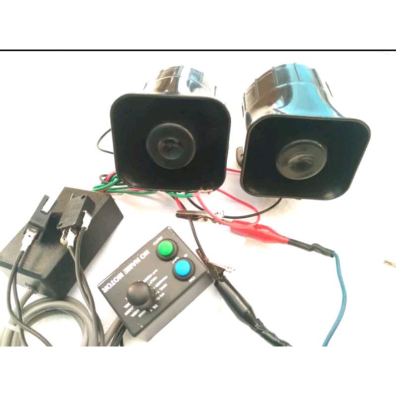 Modul toa sirene patwal 12suara double tone plus double toa mini 10watt mobil dan motor.