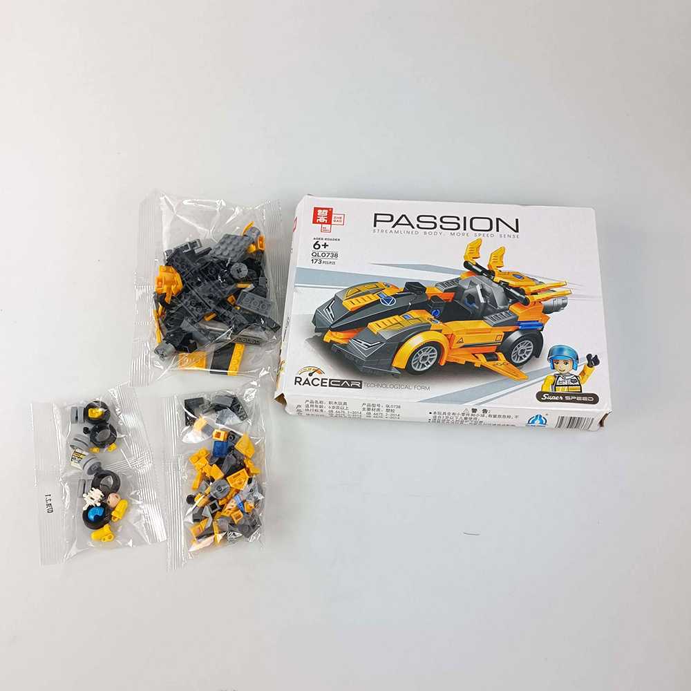 ZHEGAO Building Blocks Mainan Mobil Mobilan Rakit Mobil Sport Car Anak - QL0738 / QL0739