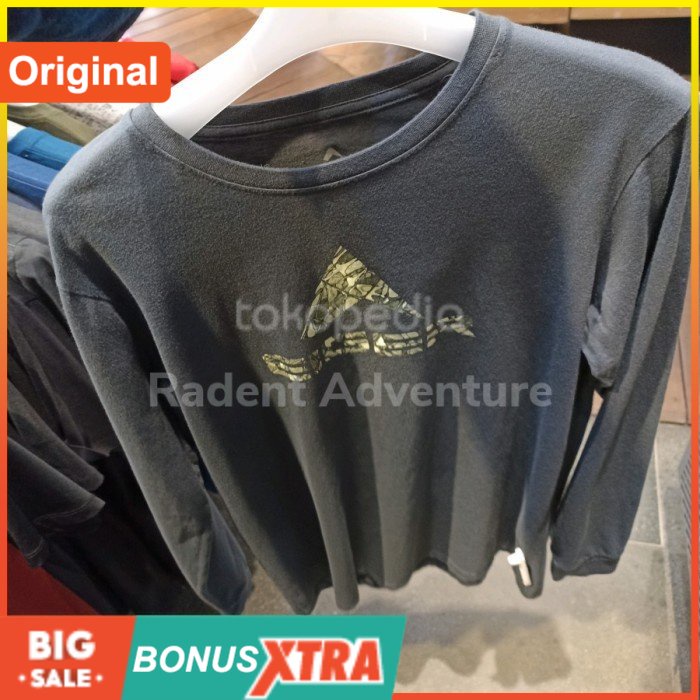 Kaos EIGER1989 CAMOULEAF LS Tshirt 91000 6783 Lengan Panjang Original