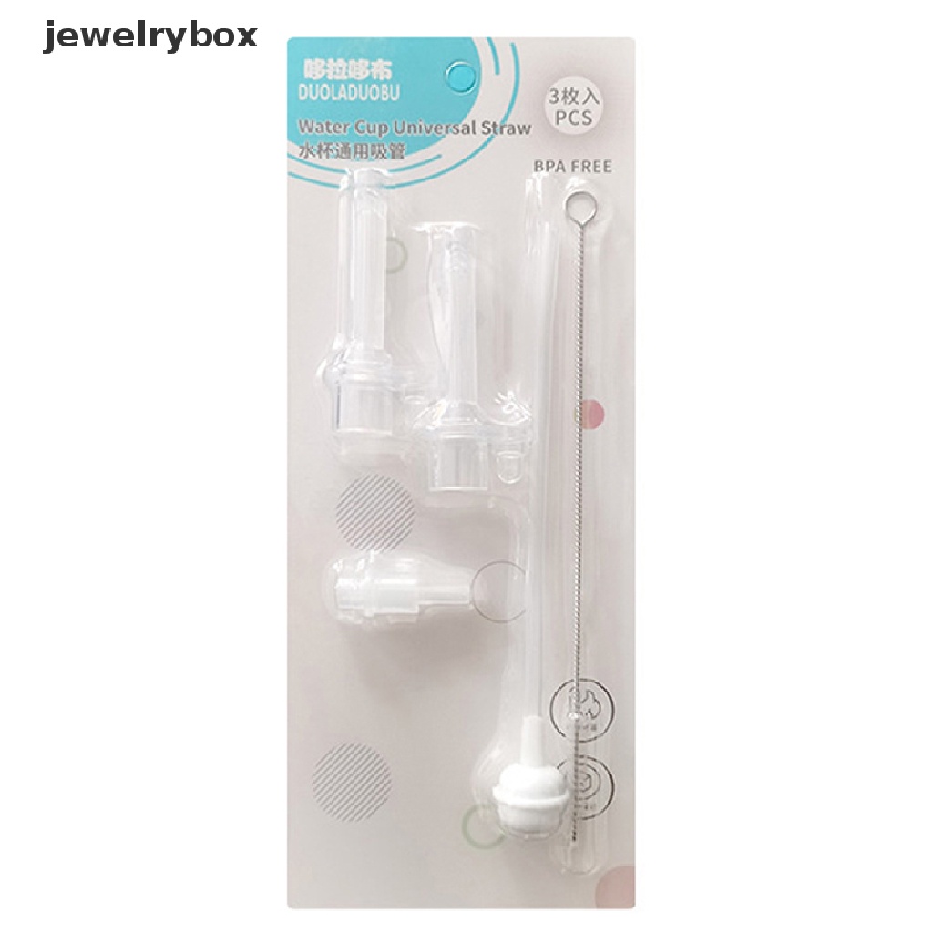 [jewelrybox] Botol Bayi Sedotan Aksesoris Makan Air Anak Sippy Cup Straw Accessories Butik