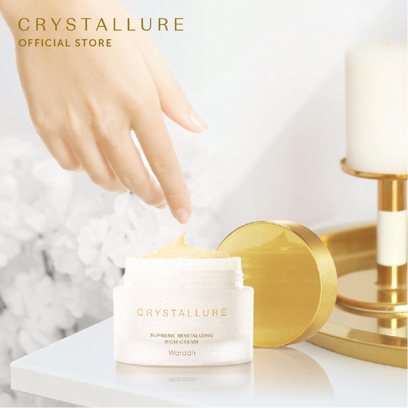 Crystallure by Wardah Supreme Revitalizing Rich Cream 50 g - Pelembab Wajah