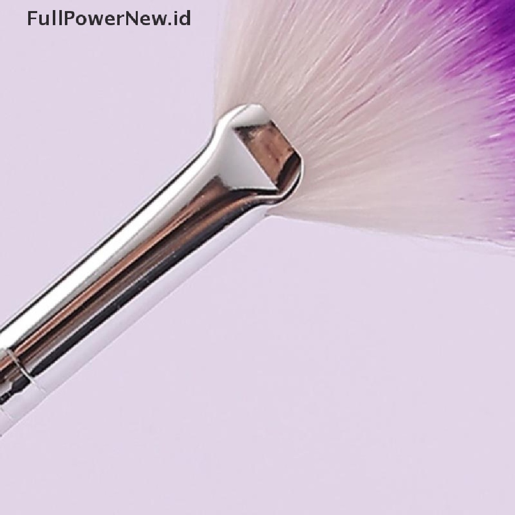 Power Purple Sikat Makeup Setengah Lingkaran Lembut Rambut Persia Highlight Foundation Brush ID