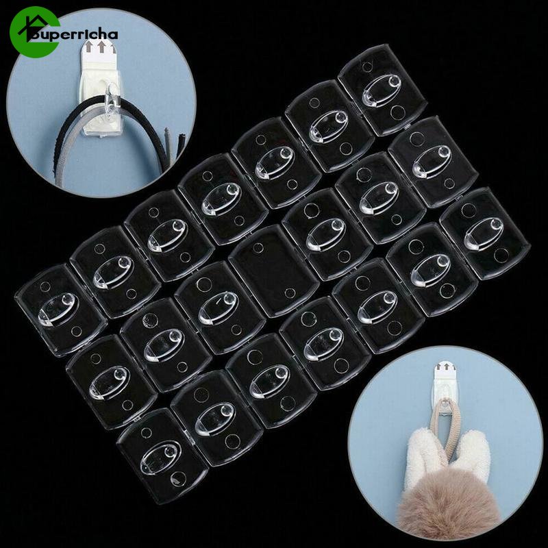 Hot Sale /6/20Pcs Kait Perekat Kuat Transparan/Handuk Kamar Mandi Dapur Removable Key Hanger Hooks