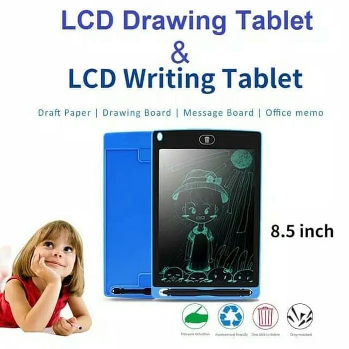 Tablet Papan Tulis LCD Drawing 8,5 Inch 8.5 &quot; murah