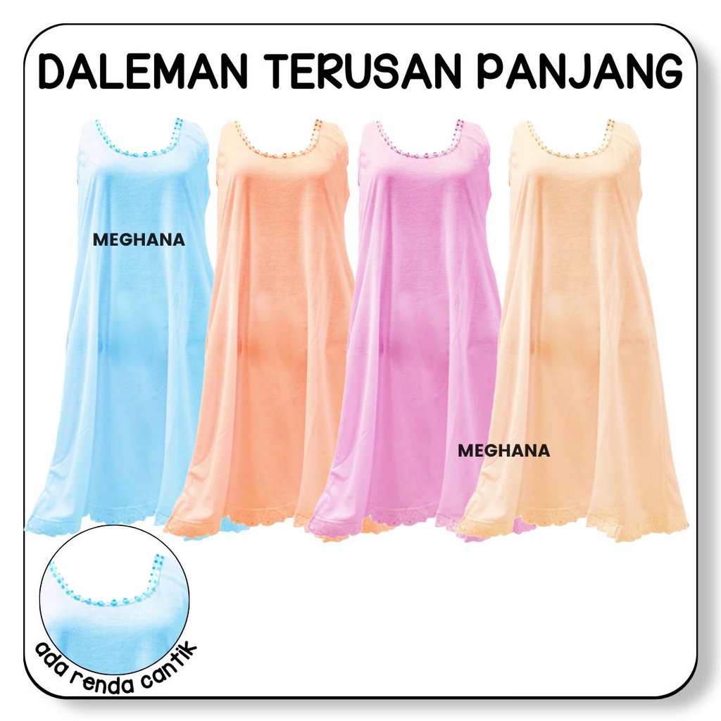 ROK ANDROK TERUSAN  UNDEROK DALEMAN DRESS PANJANG