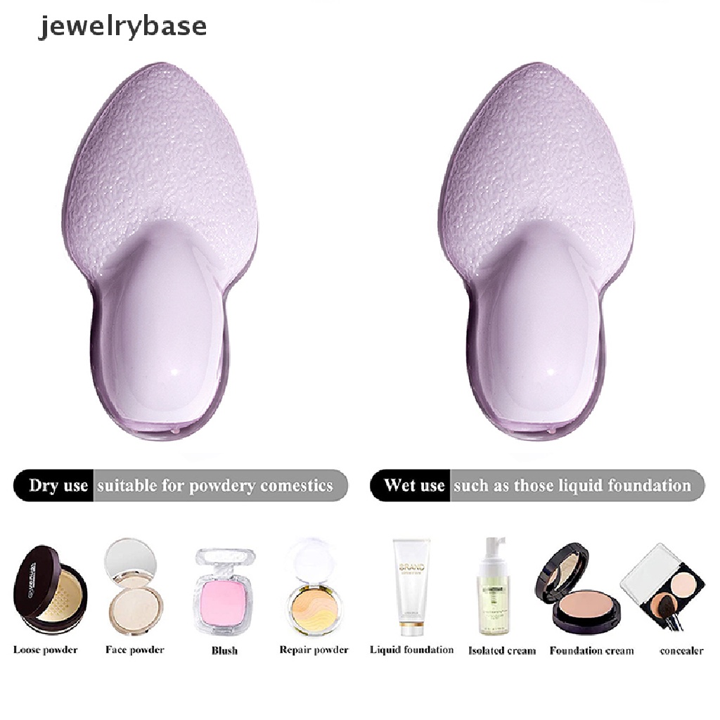 [jewelrybase] 1pc New Silicone Gel Foundation Makeup Kosmetik Aplikator Spons Blender Butik