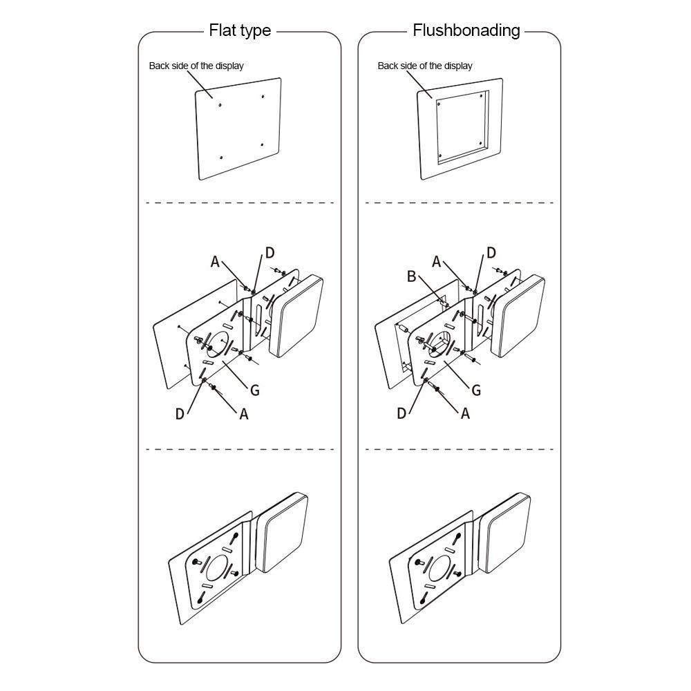 POPULAR Monitor Mount Universal Tablet Pasang Mount Adapter VASA Sambung