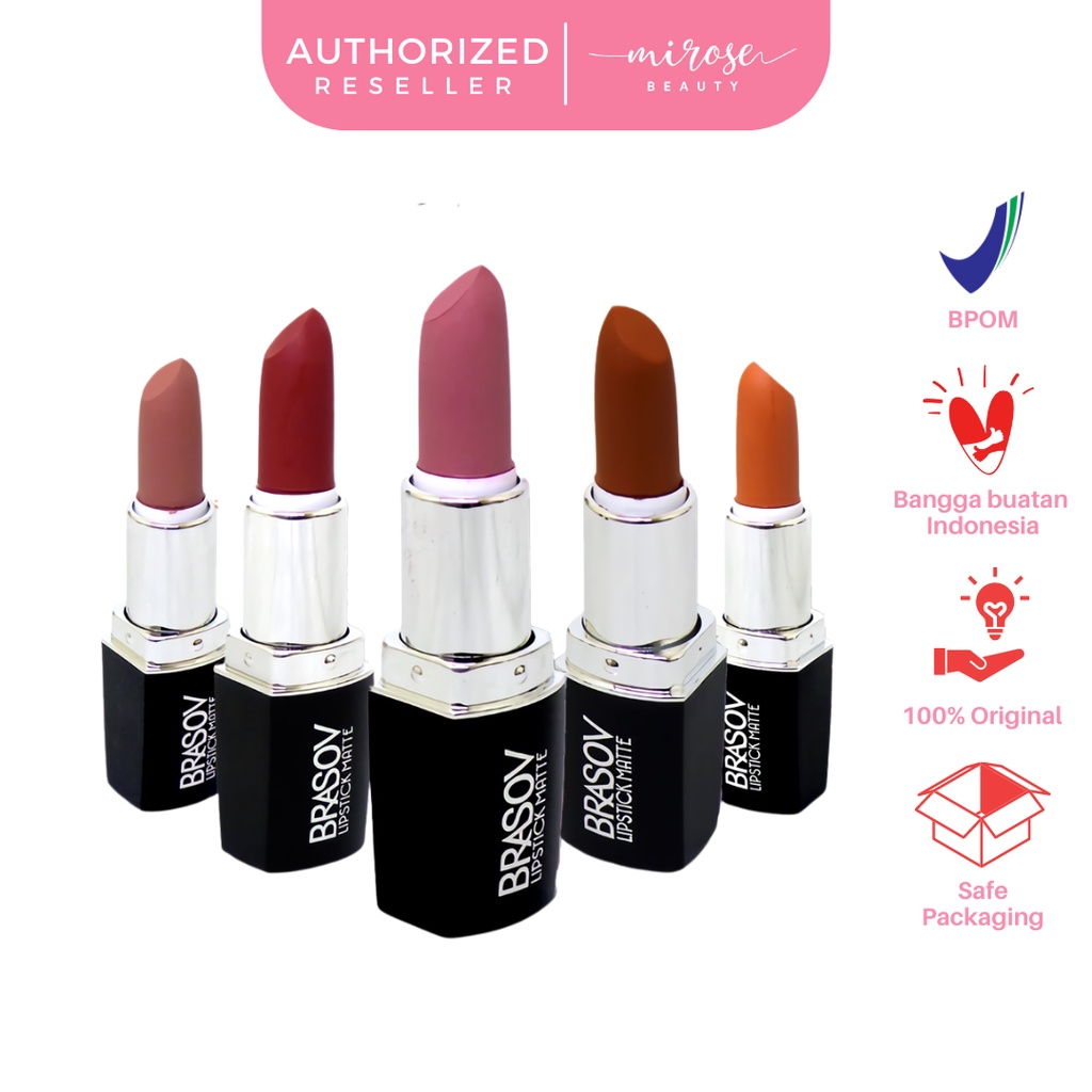 BRASOV Lipstick Matte / Lip Stick All Color