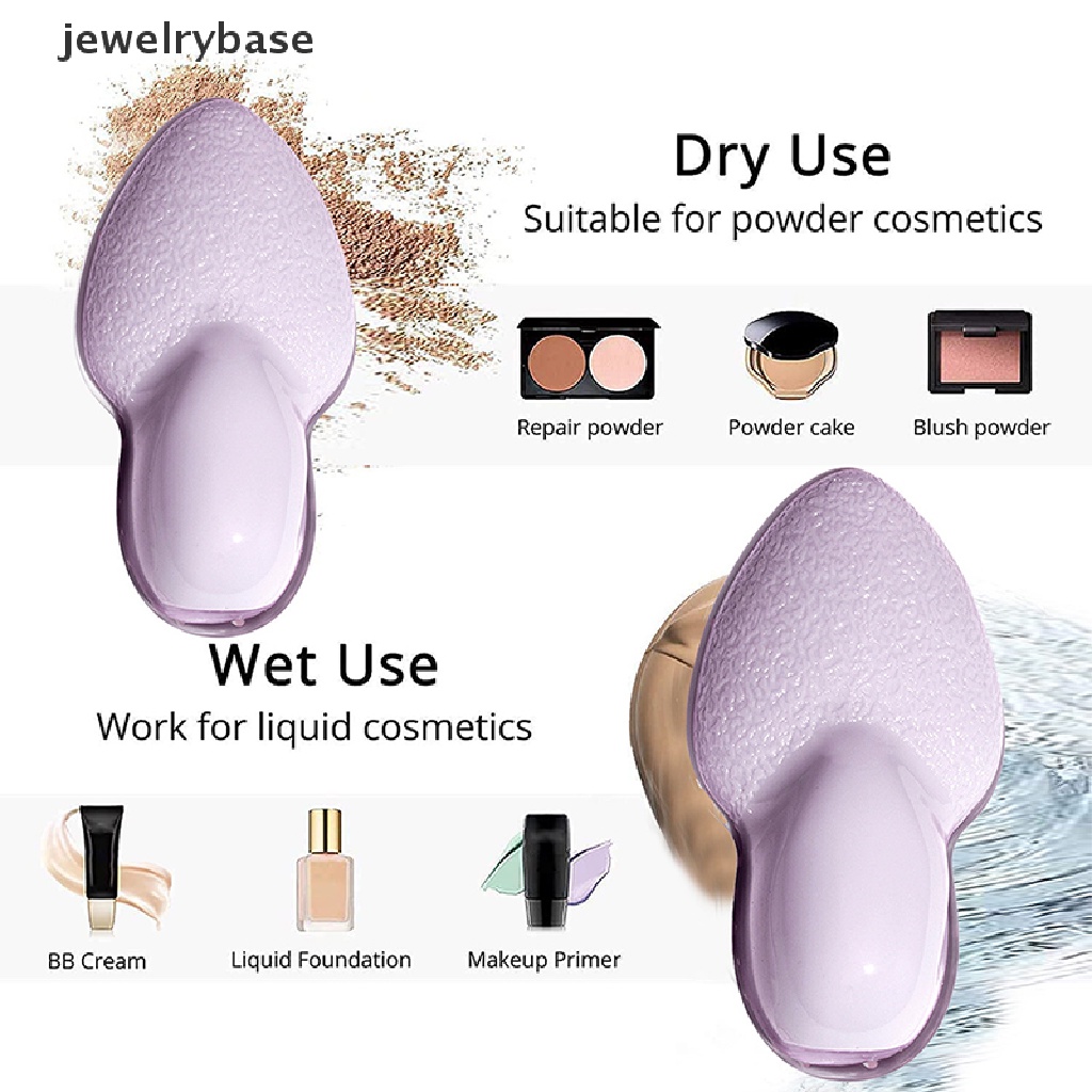 [jewelrybase] 1pc New Silicone Gel Foundation Makeup Kosmetik Aplikator Spons Blender Butik