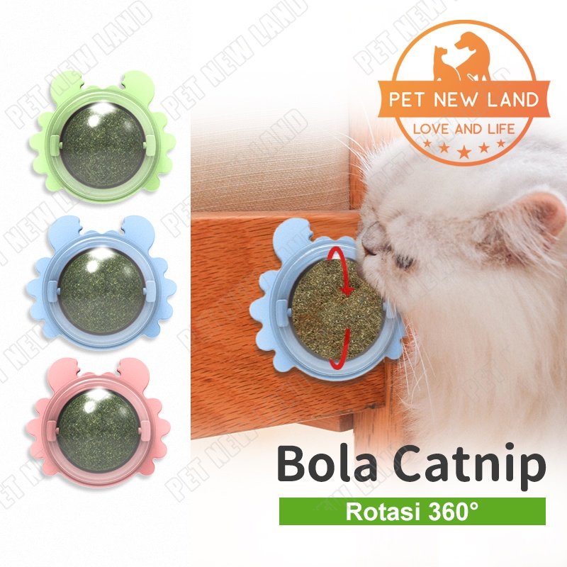 Catnip Ball Kucing Cat mint Ball Catnip Kucing Anti Stres Snack Kucing