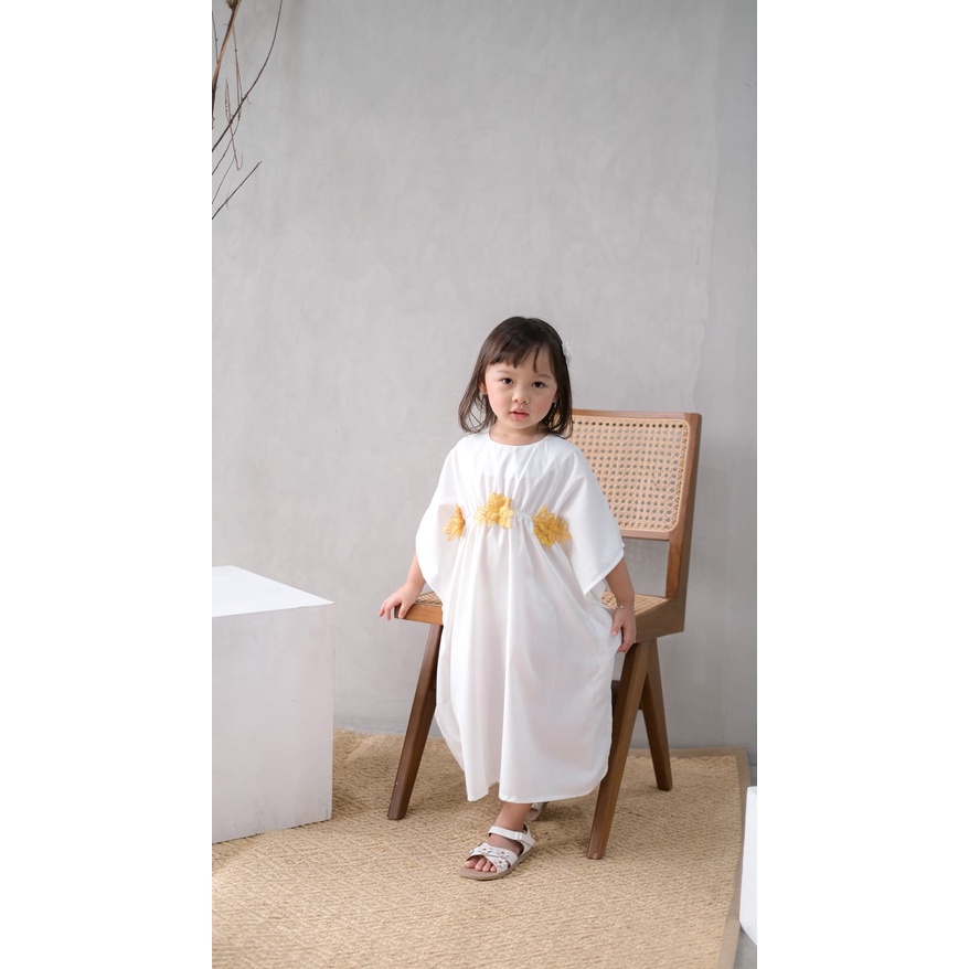 Baju Bayi Dress Kaftan Cantik Anak Perempuan Jasmin Kaftan 6 9 18 Bulan 1-4 Tahun