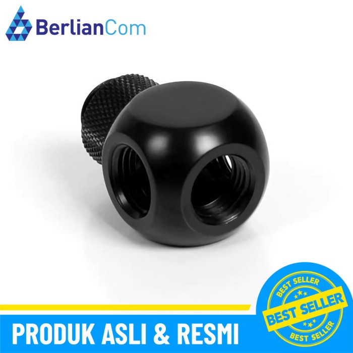 BARROW TX4T-A01 Rotary Cube Tee - 4 Way Splitter Black