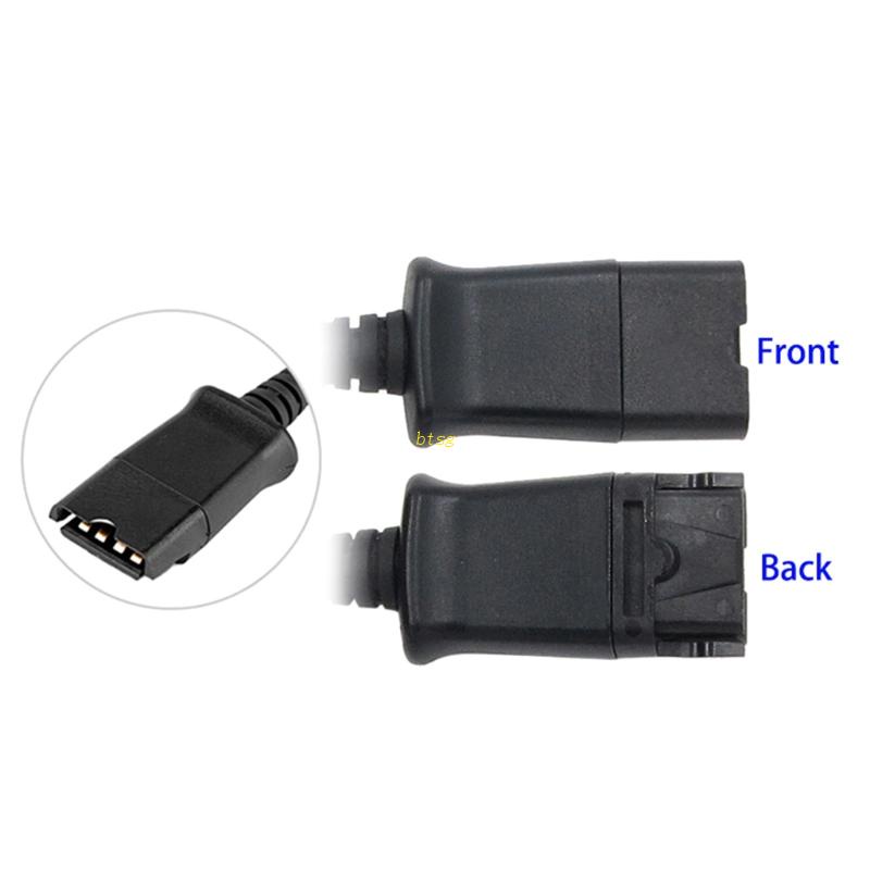 Bt QD Kabel Putus Cepat Dengan Steker Sudut Kanan 3.5mm Tunggal Untuk Smartphone Handphone Komputer Laptop Headset H