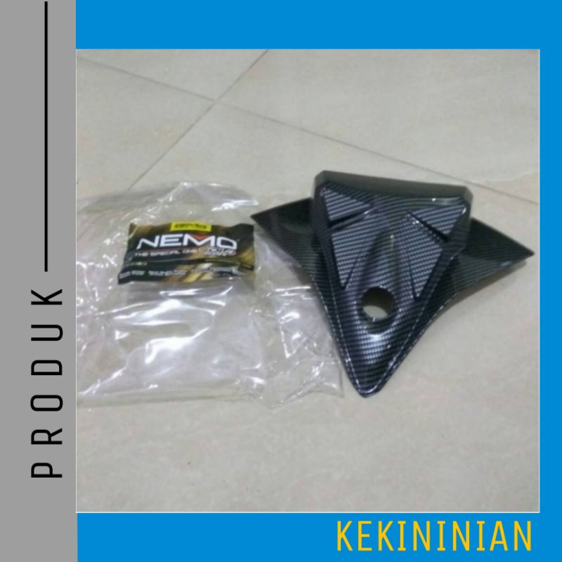 Cover Tutup Body Dada Depan Aerox 155 Old Carbon Nemo Dada Besar Kecil